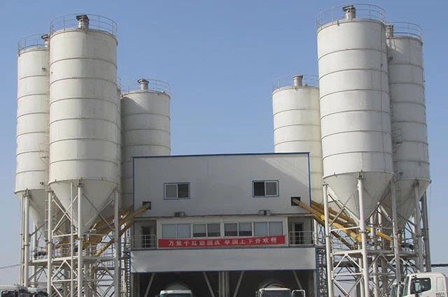 습식 혼합 콘크리트 배치 플랜트